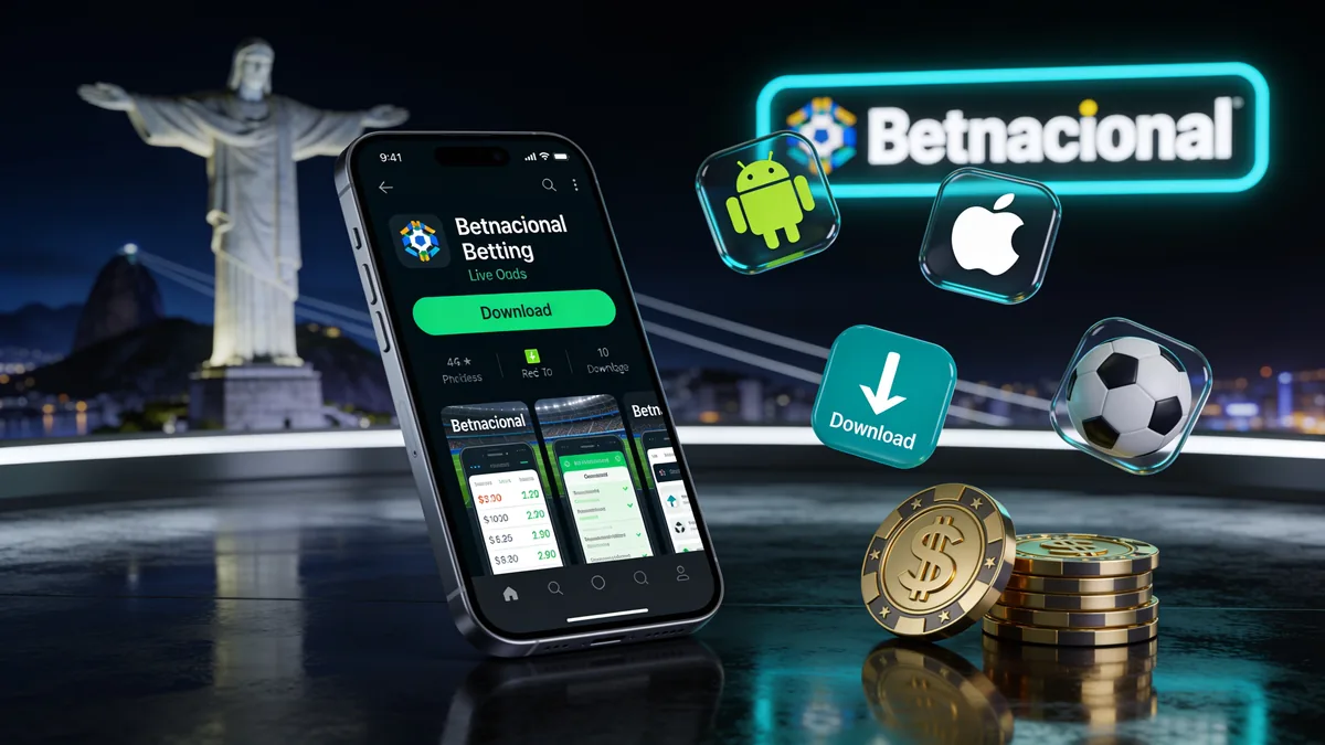 App Móvel Betnacional para jogadores no Brasil